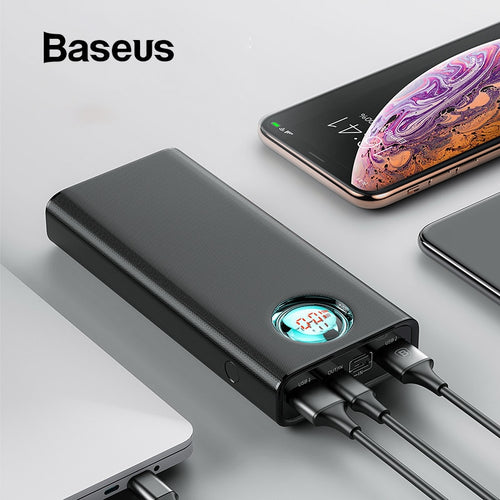 Baseus 20000mAh Power Bank Quick Charge 3.0 USB