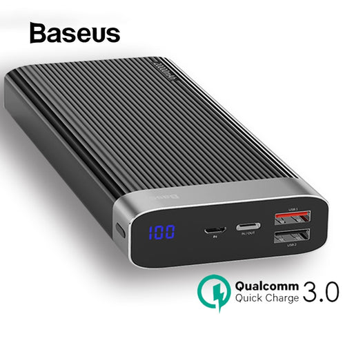 Baseus 20000mAh Power Bank Quick Charger 3.0