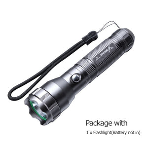 LED Rechargeable Flashlight Pocketman 4000 lumens 18650 Battery Outdoor Camping Powerful Led Flashlight